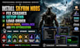 install skyrim mods, fix crashes, setup enb, load order, nexus mods, fps optimiz
