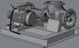 design 3d centrifugal pump animation, 3d industrial engineering explainer video