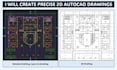 draft your sketches into autocad 2d