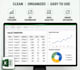 develop excel sales tracker and dashboard