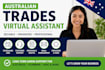 be your australian trades virtual assistant for servicem8 and admin support