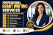 provide grant research,grant application and funding proposal