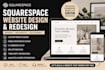 squarespace website design sqaurespace website redesign squarespace website SEO
