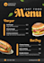 design a professional restaurant menu on canva