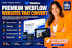 design develop webflow website figma to webflow cms landing page framer expert