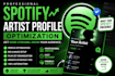 professionally optimize your spotify artist profile