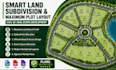 create smart land subdivision and maximum plot layout with civil 3d expertise