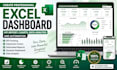 create excel dashboard kpi report charts data and analysis and automation