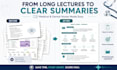 summarize medical and dental lectures professionally