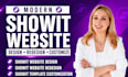 design redesign customize showit website showit website template customization