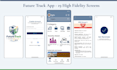 design mobile app UI, website UI and UX case study in figma
