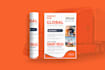 create a stunning trucking freight broker and dispatch flyer
