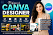 design canva flyers, thumbnails, posters, and banners