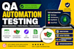 do QA automation testing using playwright and selenium