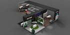 design exhibition stall in 3d