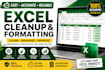 fix messy excel spreadsheets fast