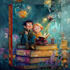 create professional cartoon book covers with unique