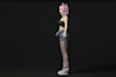 hyper real 3d virtual human,web,app,glb ai character,readyplayer me avatar model