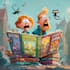 design a cartoon book cover art
