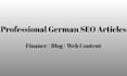 write professional german SEO articles and blog posts