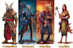 sci fi character illustration or sci fi character