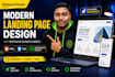 create a business landing page