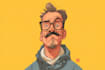 draw an awesome cartoon style portrait