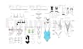create swimwear tech pack, bikini tech pack, sleepwear tech pack and lingerie