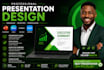 design professional powerpoint slide and canva slide presentation