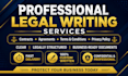 draft professional contracts and legal agreements