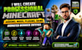 create professional minecraft addon mods plugins skins animated bedrock entities