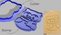 convert your design to a 3d print cookie cutter using fusion