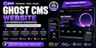 design and develop a custom ghost cms website with membership integration