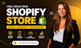 build a modern shopify website and redesign shopify store
