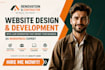 design renovation, contractor website with lead generation as wordpress expert