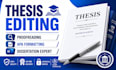 proofread edit and format your thesis dissertation research paper