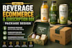 do beverage package, ecommerce and subscription box packaging products design