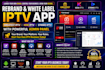 white label iptv app xciptv tivimate with admin panel