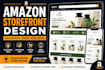 design amazon storefront product pages fba branding