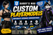 create custom gmod player models