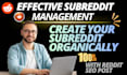 create and grow subreddit for your business