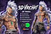 design realistic VR avatar chatbot videos and animations