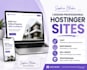 create and redesign a beautiful hostinger website with hostinger website builder