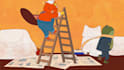 make 2d animated explainer video, 2d cartoon video, character animation