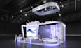do 3d virtual exhibition stand, 3d trade booth, stall, 3d kiosk design