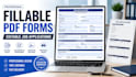 create printable and editable application forms
