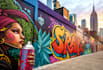 create high quality graffiti art and spray paint design
