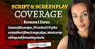 give script coverage, screenplay feedback, note for your movie script screenplay