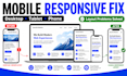 fix responsive website issues