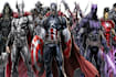 illustrate a superhero comic and marvel character
